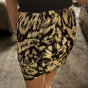 Metallic Mini Skirt NWT